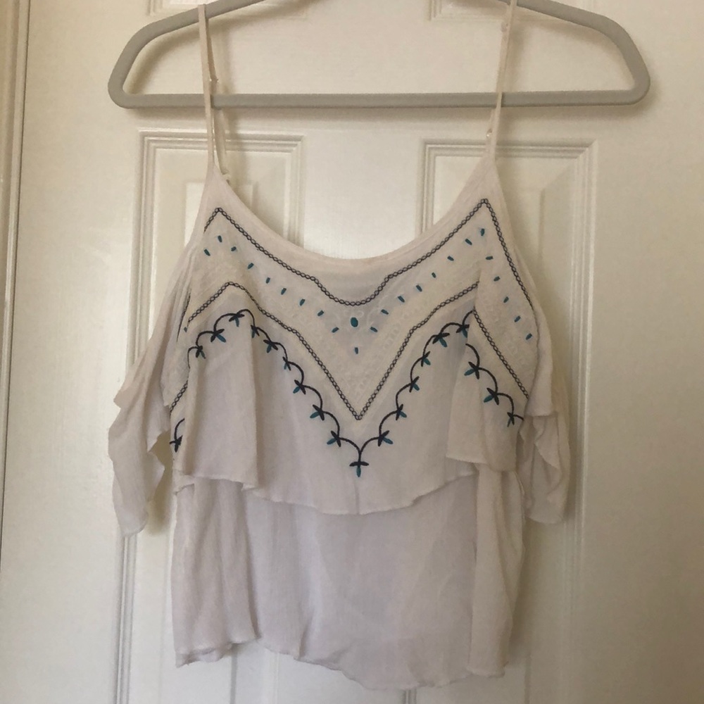 Cold shoulder blouse
